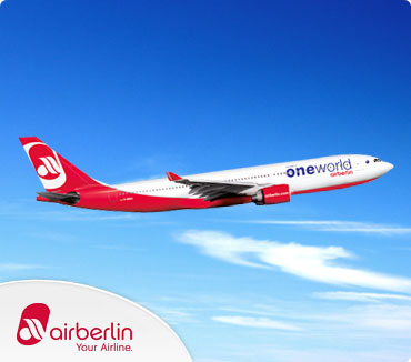 Save on Air Berlin flights tickets Save on Air Berlin Flights