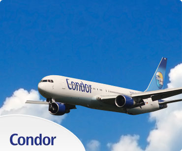 Save on Condor Airlines flights tickets Save on Condor Airlines Flights