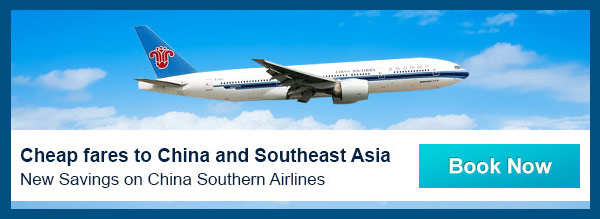 Cheap fares to China and Southest Asia