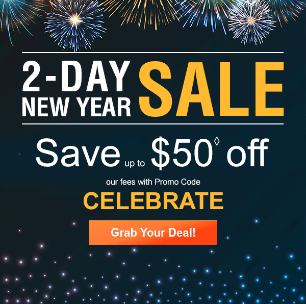 2-Day New Year Sale - Book Now
