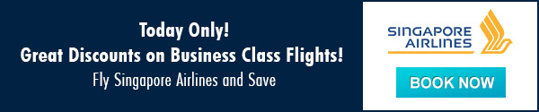 Today Only! Greate Discount on Business Class Flights!