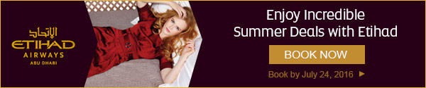 Enjoy Incredible Summer Deals with Etihad