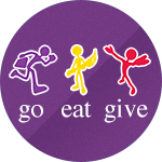 Illustration of Go Eat Give Logo