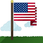 Illustration of American Flag