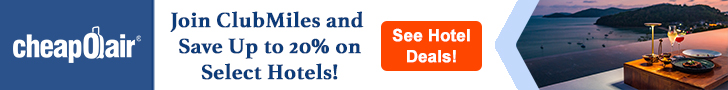 Join ClubMiles and Save Up to 20% on Select Hotels!