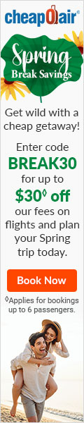 Summer Season Deals! Get up to $35◊ off our Fees on Flights Use Coupon SUMMER35