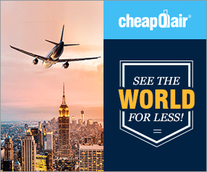 CheapOair Banner See the World for Less #2!