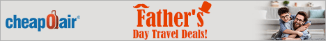 Father's Day Travel Deals! Save up to $35◊ off our Fees on Flights Use Coupon MYDAD35.