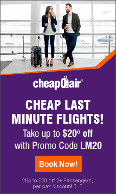 Cheap Last Minute Flights! Take up to $20◊ off with Promo Code LM20. Book Now!