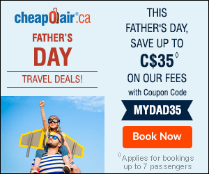 No plans for Victoria Day? Get up to C$25 off our fees on your flight by using Promo Code VICTORIA25.