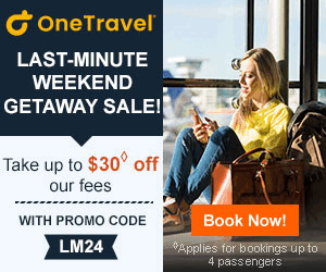 Last Minute Travel Deals! Get up to $24◊ off our fees with Promo Code LM24. Book Now!