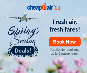 Fresh air, fresh fares! Save up to C$45? on our fees with Promo Code SPRING45! Enter Code & Save!