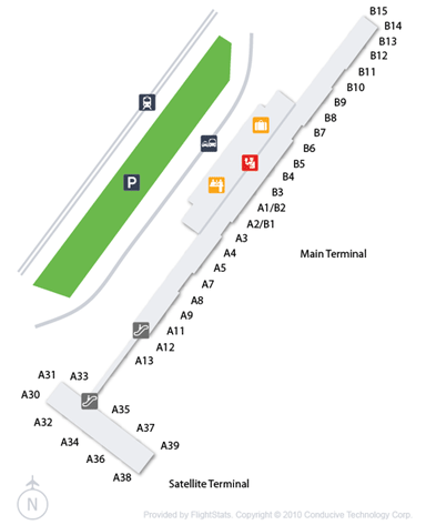 Athens Airport Terminal Map - Tourist Map Of English