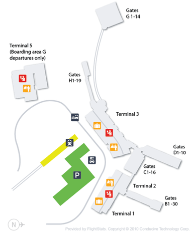 Rome Italy Fco Airport Map