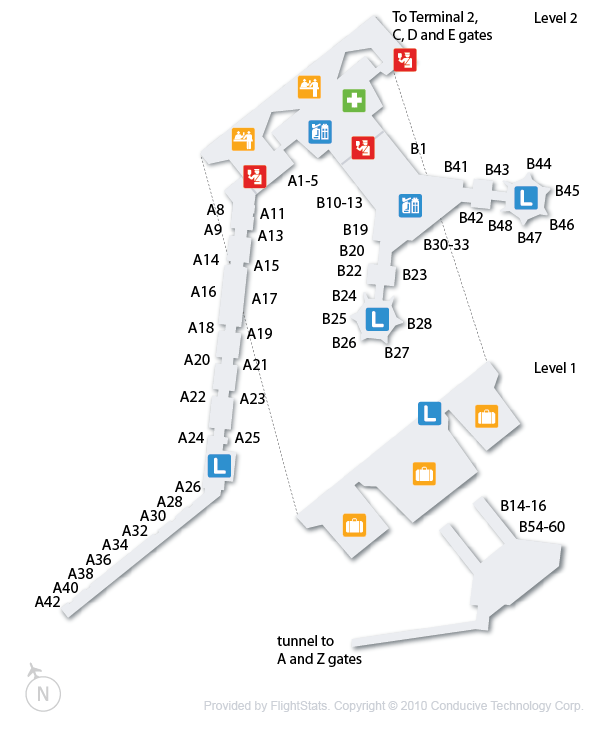 Frankfurt Airport Map Terminal 1