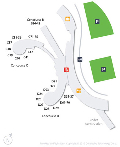 Vienna International Airport Terminal Map