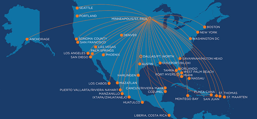 Sun Country Airlines Flights, Airline Tickets & Deals