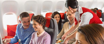 Austrian Airlines Long Haul Economy Class