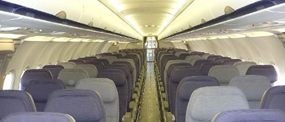 Gulf Air First A320 Cabin Retrofit Extended Range