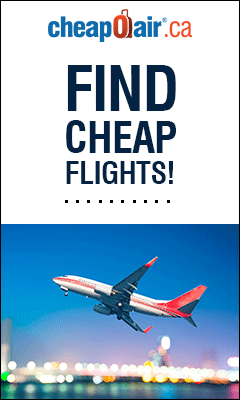 Find Cheap Flights!  Take up to C$24◊ off with Promo Code FLIGHT24 Book Now!